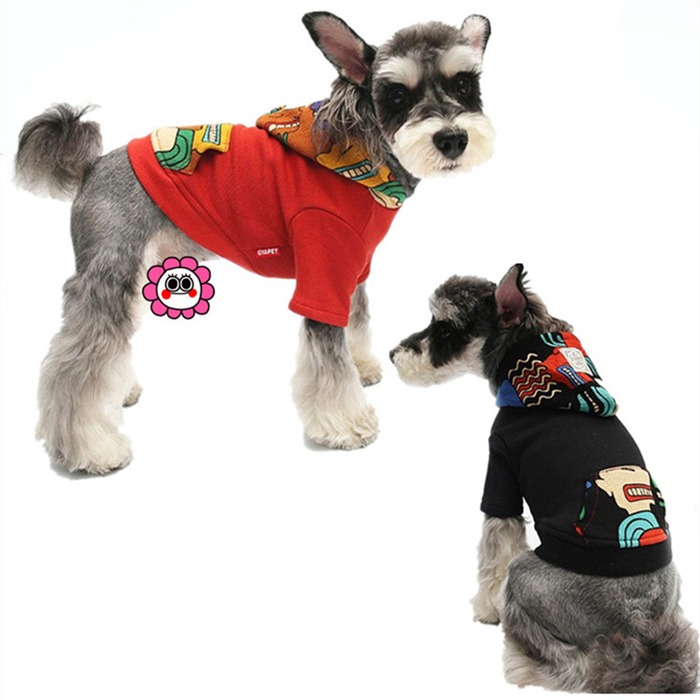 フレンチブルドッグ 犬 フレブル 服 秋 冬 ドッグウェア パーカー フード付き おしゃれ 小型犬 中型犬 個性的 KM177TS