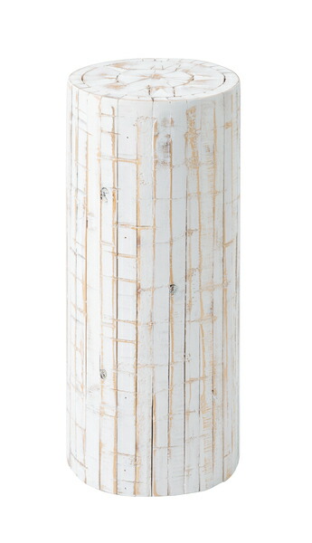 東谷 グリーンベース Φ25×H53 ホワイト 天然木(パイン) ラッカー塗装 GUY-927