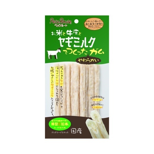 【お取り寄せ】 PETZ ﾔｷﾞﾐﾙｸｿﾌﾄｶﾞﾑ棒型S 10本 日本242625-02