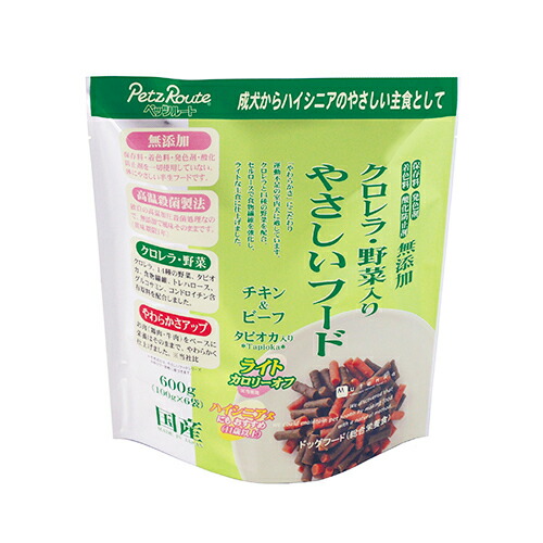 【お取り寄せ】 クロレラ野菜入 やさしいフードライト 600g293463-01