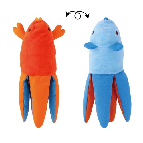 【お取り寄せ】 パリパリくるりんにゃんぐるみ えびネズミ293946-02