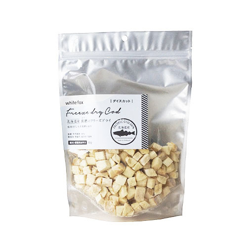 【お取り寄せ】 北海道産真鱈 フリーズドライ ダイスカット 犬猫 90g350542-12