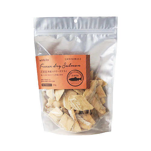【お取り寄せ】 北海道産秋鮭 フリーズドライ スライスカット犬猫120g350543-02