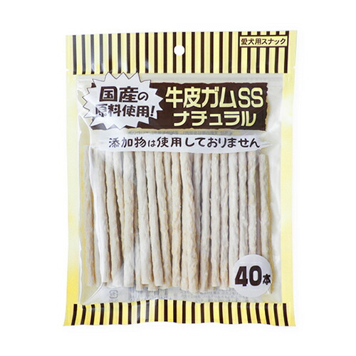 【お取り寄せ】 オーシーファーム 牛皮ガム SS 40本 ( SS 40本 )446214-02