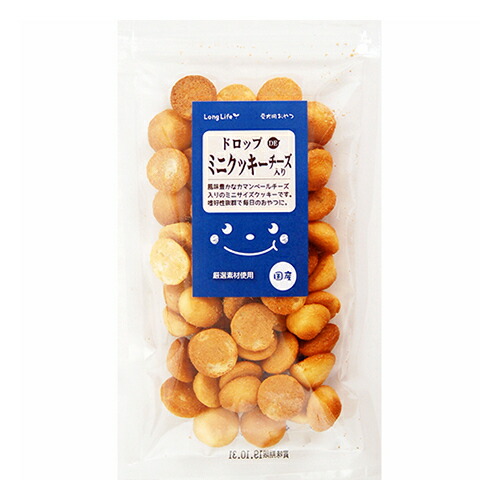【お取り寄せ】 ロングライフ ドロップDEミニクッキー チーズ入 40g521048-03