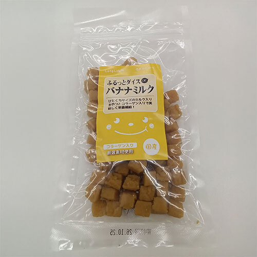 【お取り寄せ】 ロングライフ ふるっとダイスDEバナナミルク 100g 日本521061-02