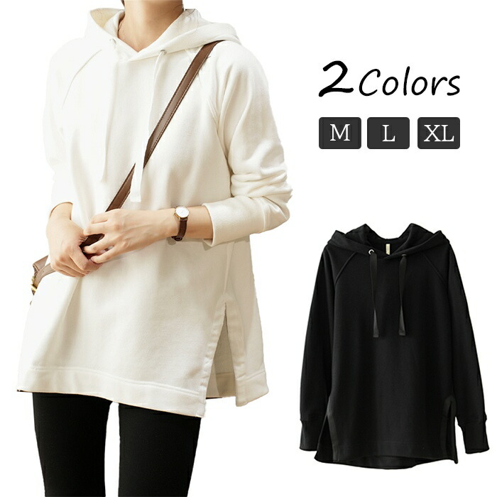 【クリアランスセール】スイモク パーカー レディース 長袖 カジュアル トップス ゆったり ロンT カットソー プルオーバー ロングtシャツ ルームウエア ゆったり オールシーズン オシャレ 秋 秋冬5676780