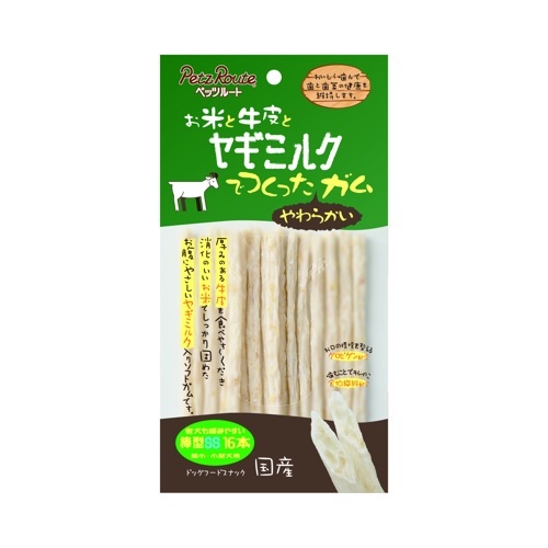 【お取り寄せ】 PETZ ﾔｷﾞﾐﾙｸｿﾌﾄｶﾞﾑ棒型SS 16本 日本242625-01