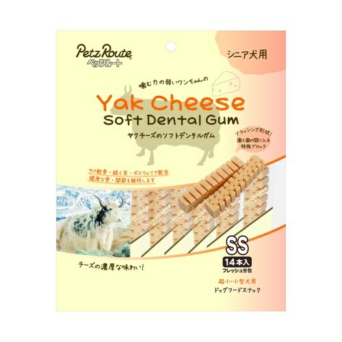 【お取り寄せ】 ヤクチーズのソフトデンタルガムSS シニア犬用 14本 ( SS シニア犬用 14本 ) 韓国242643-02