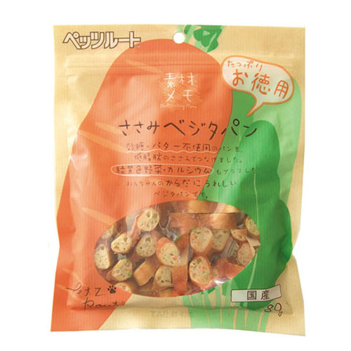 【お取り寄せ】 ささみベジタパン お徳用 80g ( お徳用80g )293263-01
