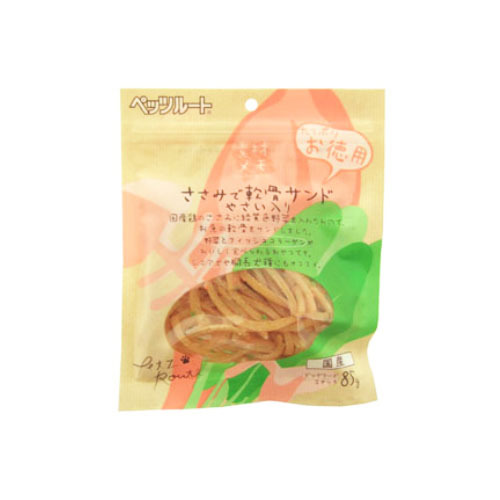 【お取り寄せ】 ささみで軟骨サンド やさい入徳用 85g293267-01