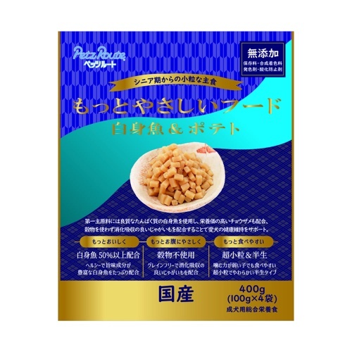 【お取り寄せ】 もっとやさしいフード 白身魚＆ポテト 400g 日本293977-01