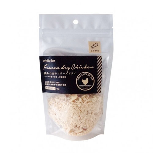 【お取り寄せ】 鶏むね肉のフリーズドライふりかけ 猫 45g350541-11