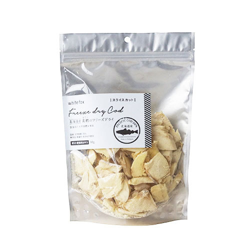 【お取り寄せ】 北海道産真鱈 フリーズドライ スライスカット 犬猫90g350542-02