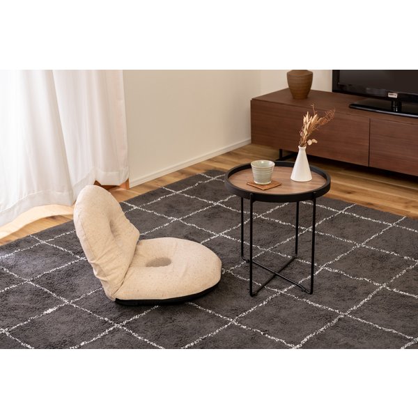 東谷 カックンリクライナー W48×D56×H37×SH12(cm)  ベージュ/ブラウン RKC-184rkc-184