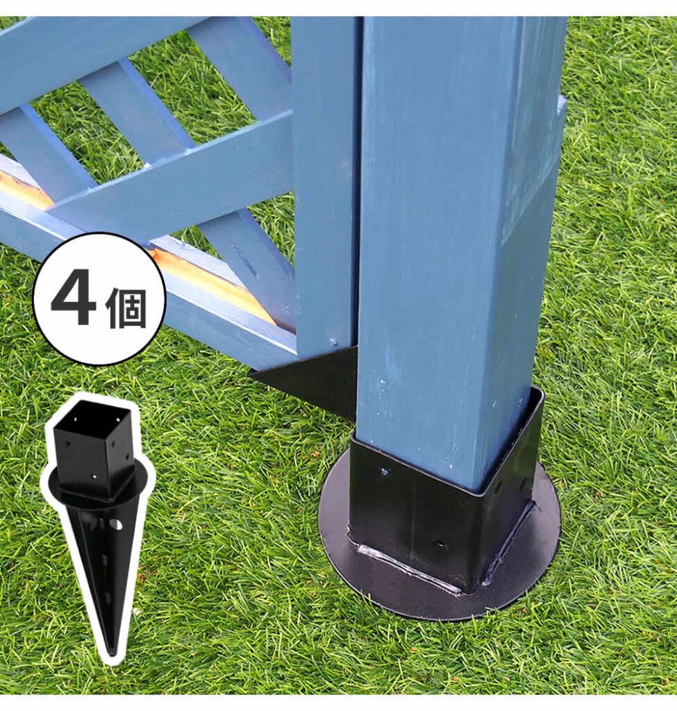 住まいスタイル 土中用支柱固定金具(4個) S-UB4514-4Ps-ub4514-4p